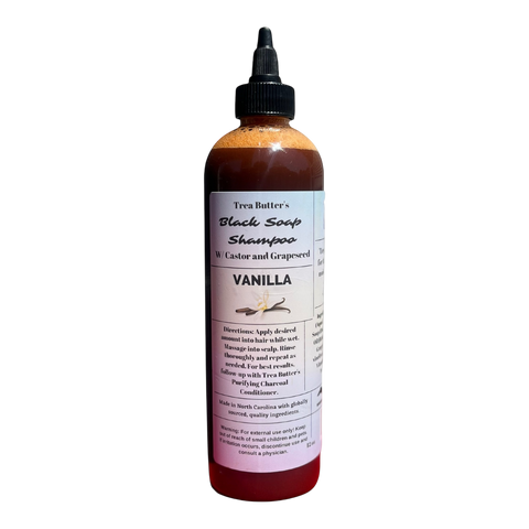 Vanilla Black Soap Shampoo (HIGHLY RECOMMENDED FOR LOCS)