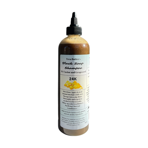 24k Black Soap Shampoo (HIGHLY RECOMMENDED FOR LOCS)